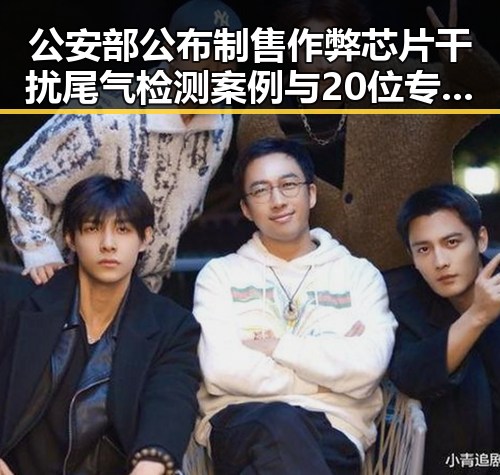 公安部公布制售作弊芯片干扰尾气检测案例与20位专家联合提醒科学就医避免误区